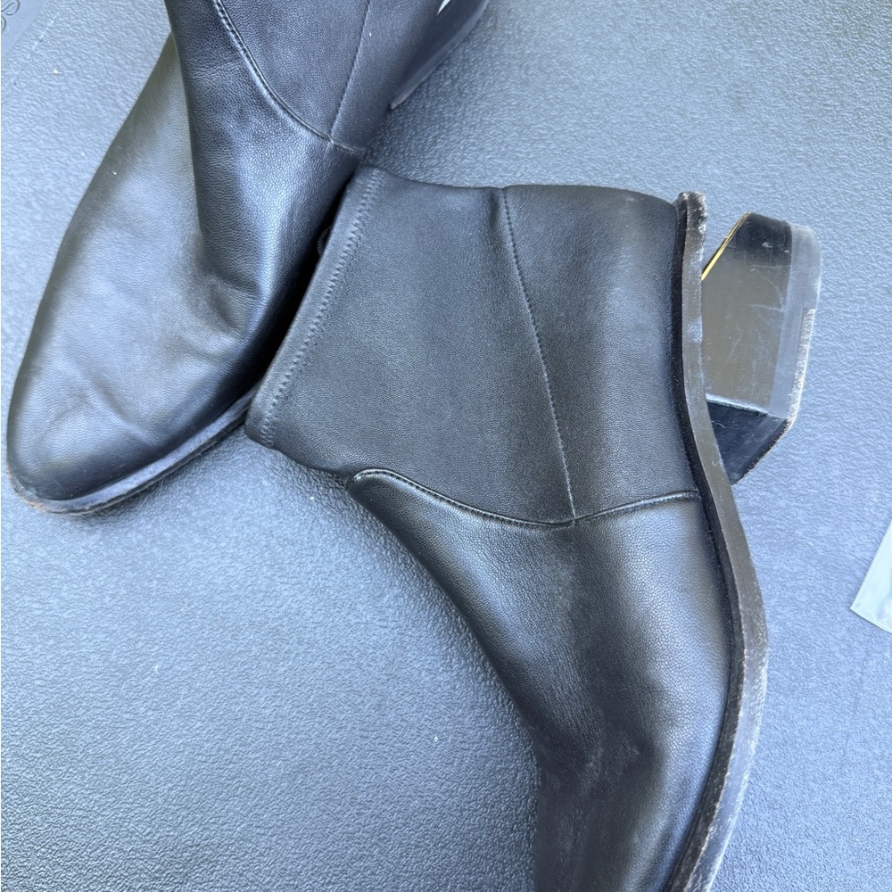 Alexander Wang Black Leather Kori Stretch Boot
